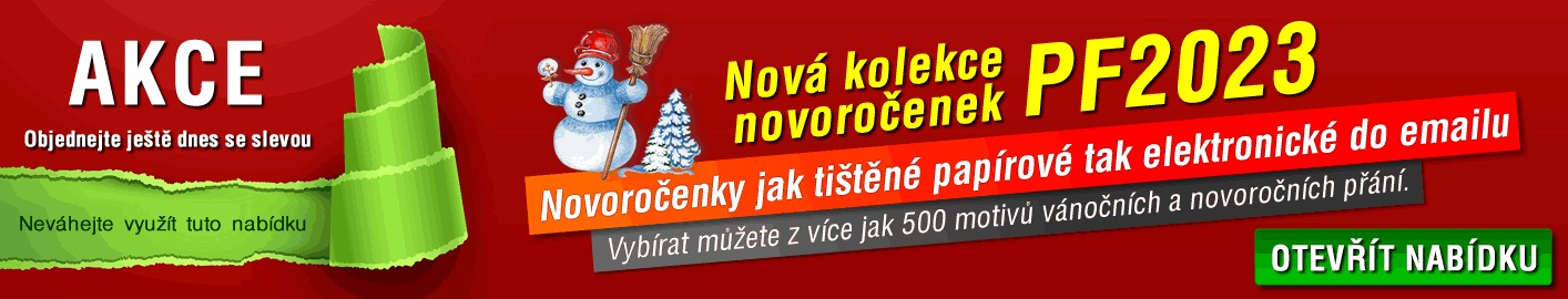 Novoročenky a vánoční přání